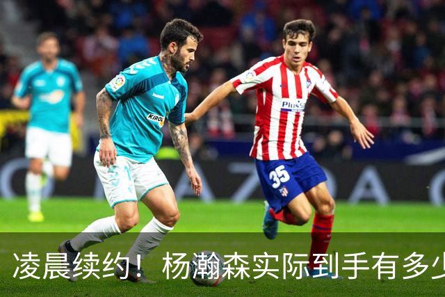 凌晨续约！杨瀚森实际到手有多少钱？姚明之后又一位中国中锋！