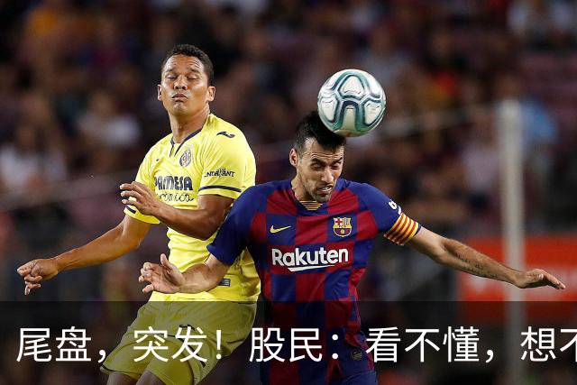 尾盘，突发！股民：看不懂，想不通